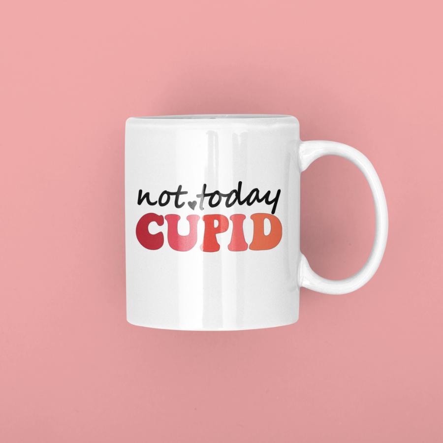 Not Today Cupid Mug