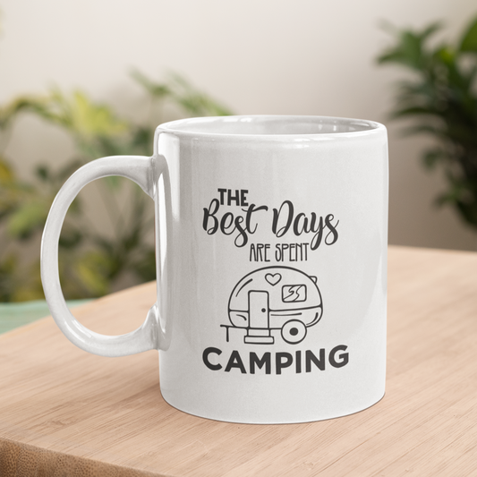 The Best Days Are Spent Camping Mug
