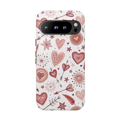 Doodle My Heart Phone Case