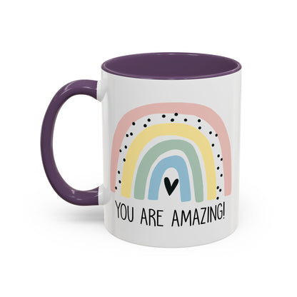 You Are Amazing Rainbow Mug