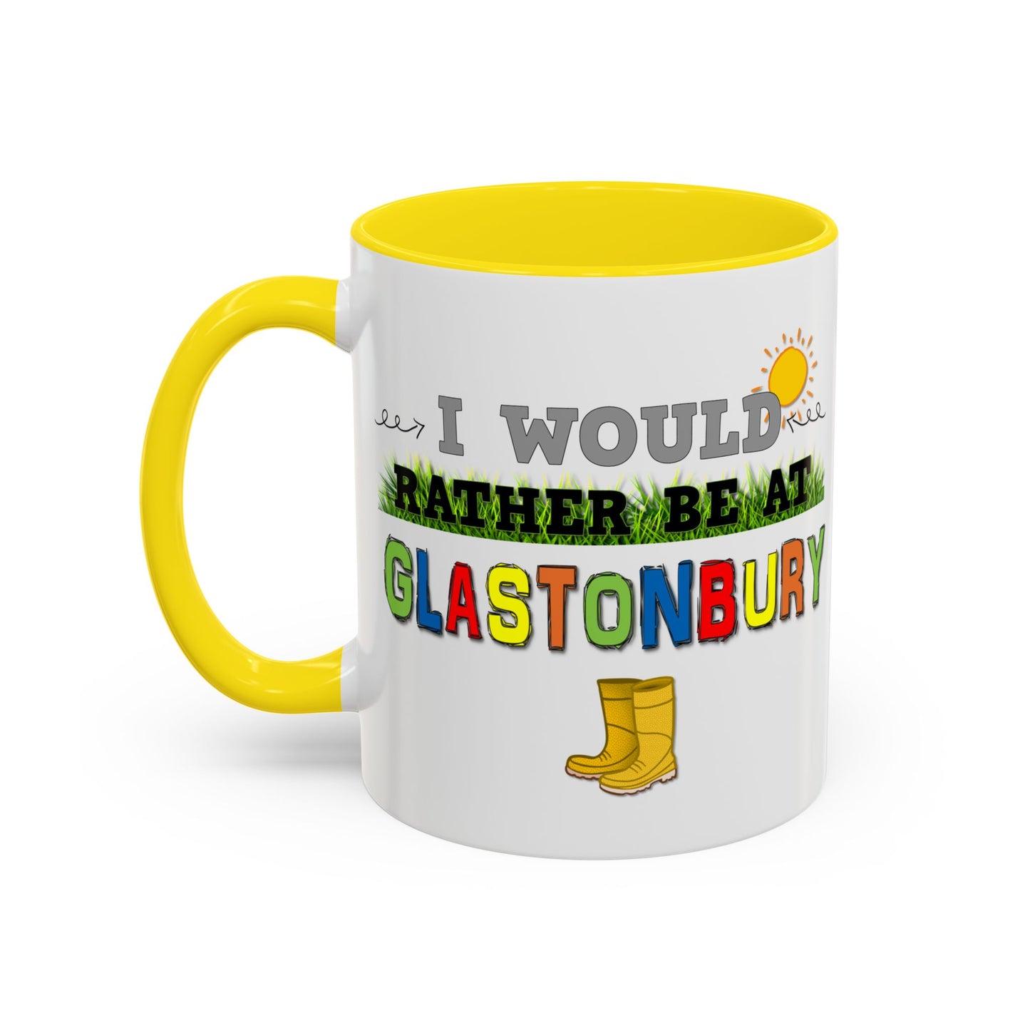 I Would Rather Be At Glastonbury Mug