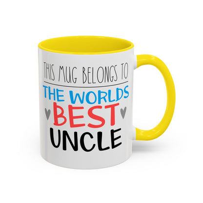 This Mug Belongs To The Worlds Best Uncle Mug