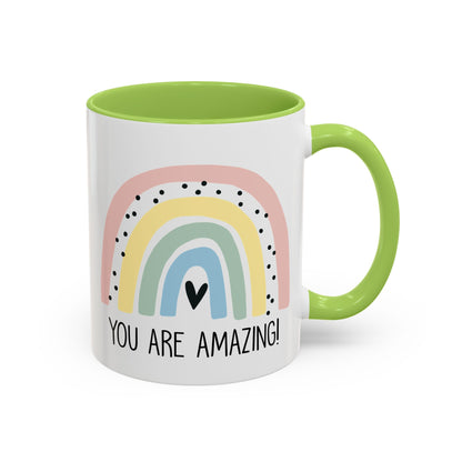 You Are Amazing Rainbow Mug