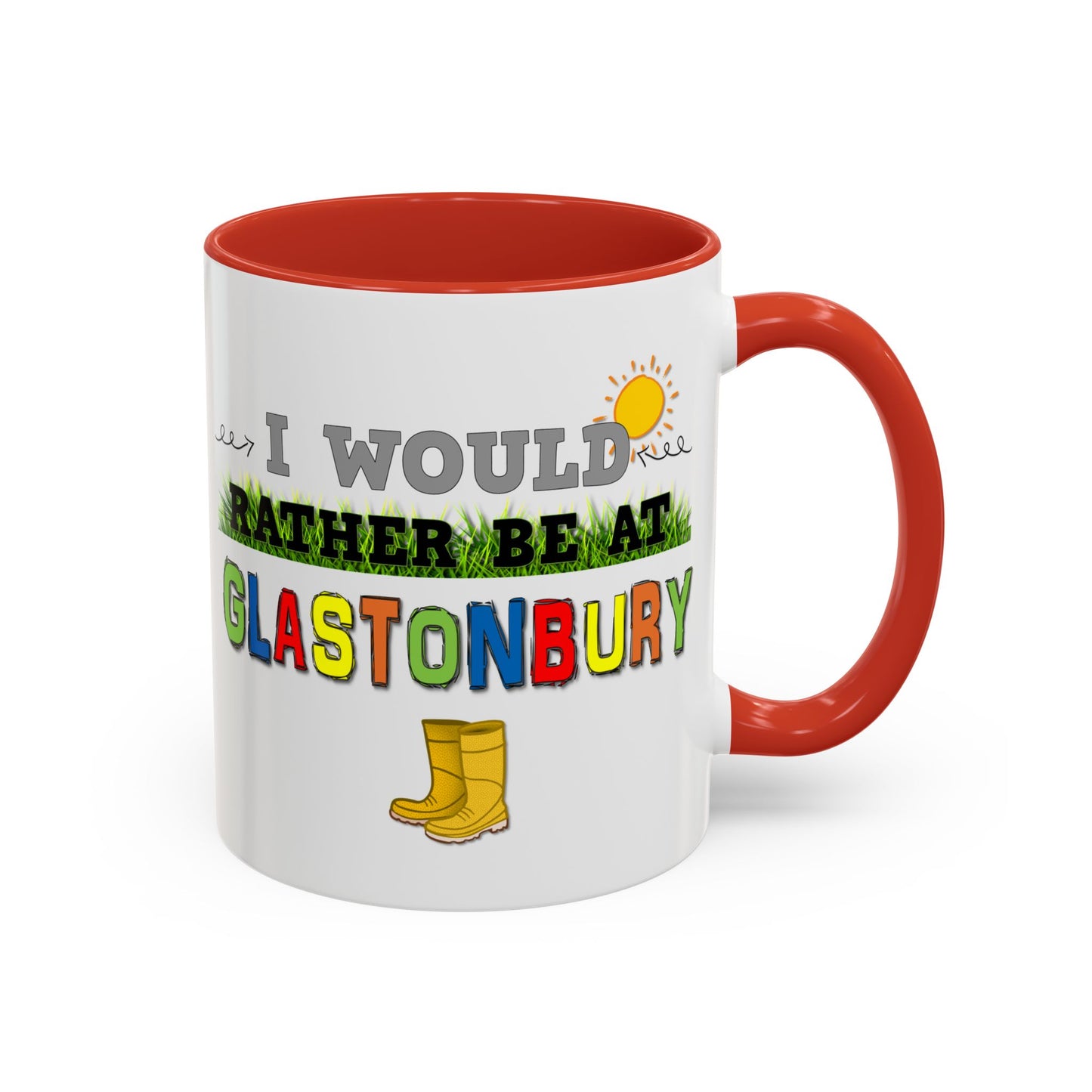 I Would Rather Be At Glastonbury Mug