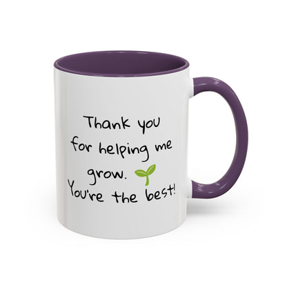 Thank You Teacher Welly Mug