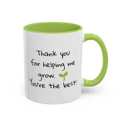 Thank You Teacher Welly Mug