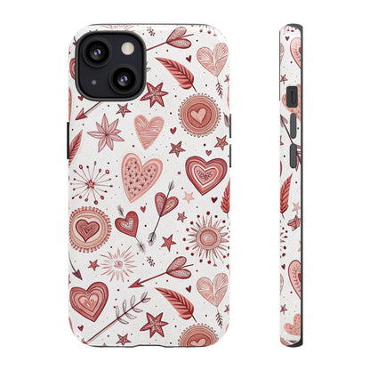 Doodle My Heart Phone Case