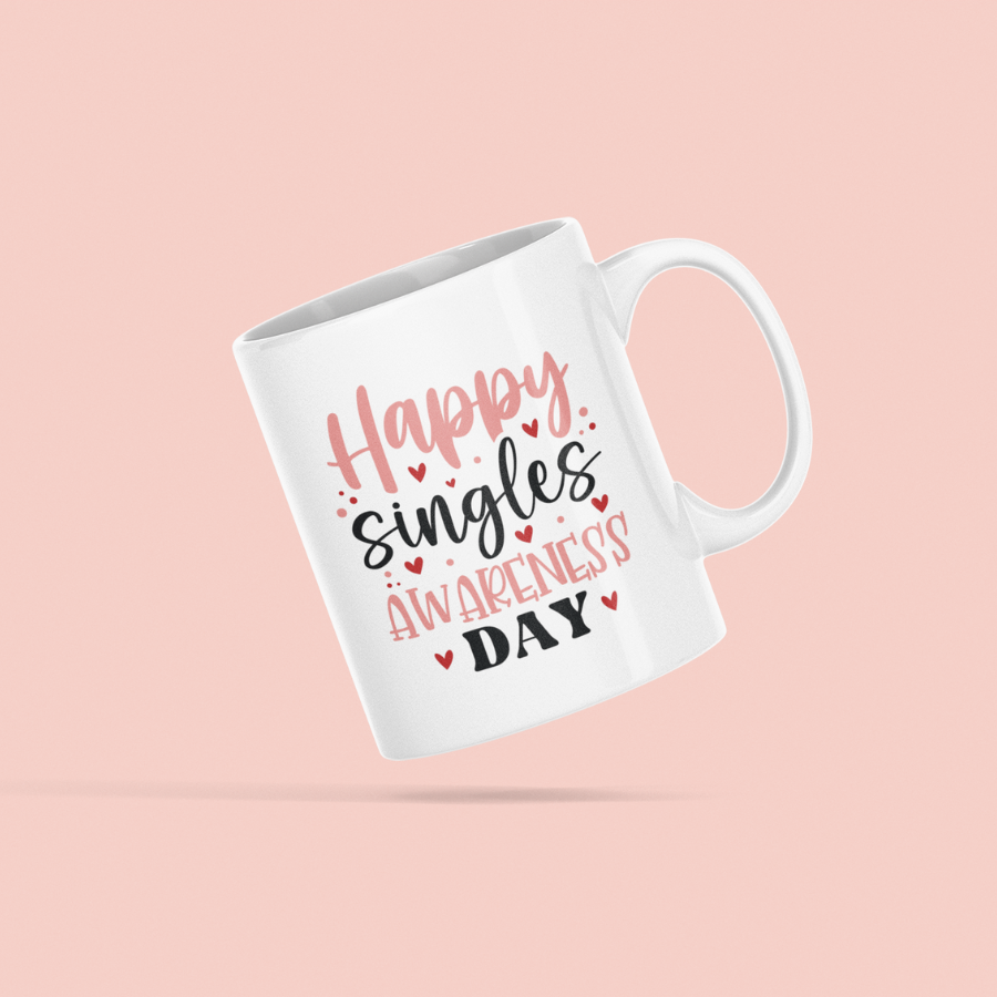 Happy Singles Awareness Mug