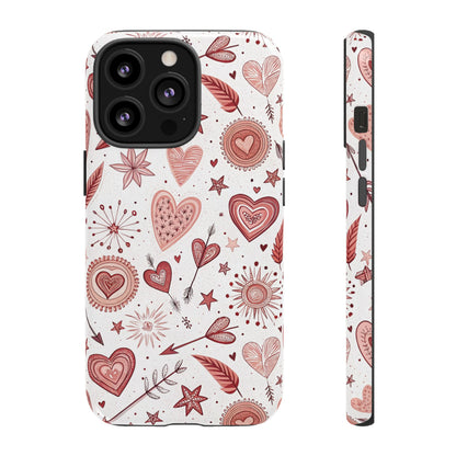 Doodle My Heart Phone Case