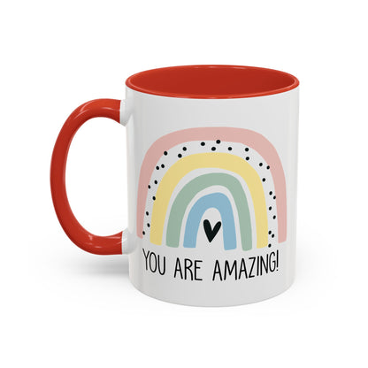 You Are Amazing Rainbow Mug