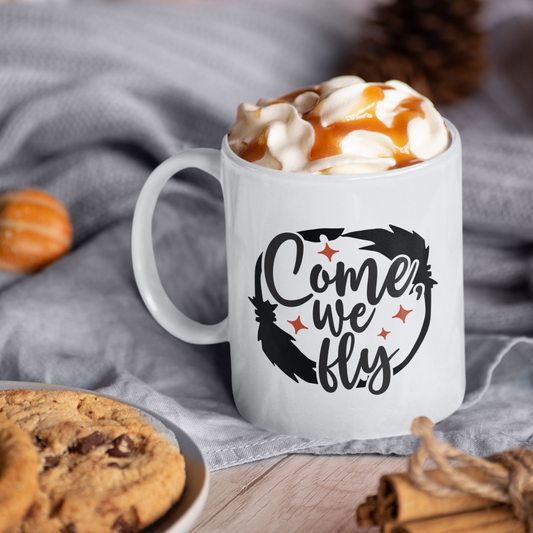 Come We Fly Witch Mug