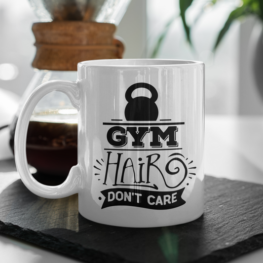 Gym Hair Don’t Care Mug