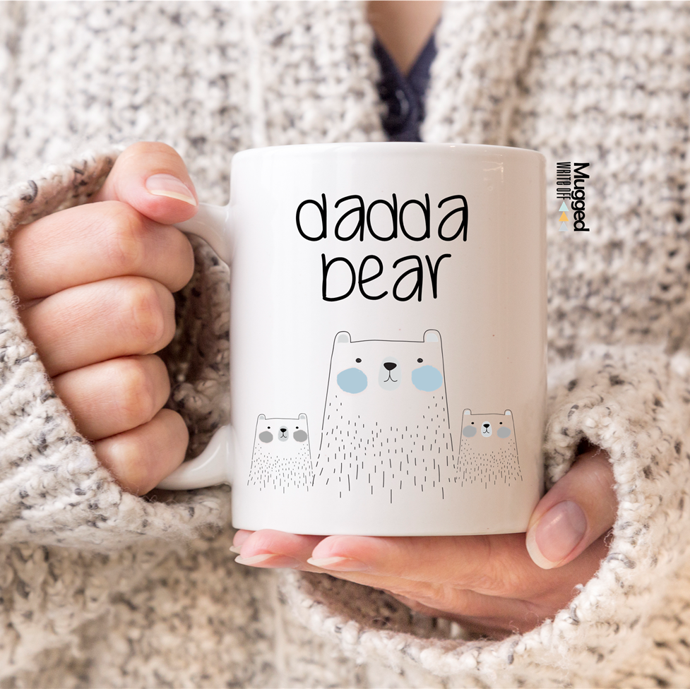 Dadda Bear & Two Baby Bear Mug - Mugged Write Off Limited
