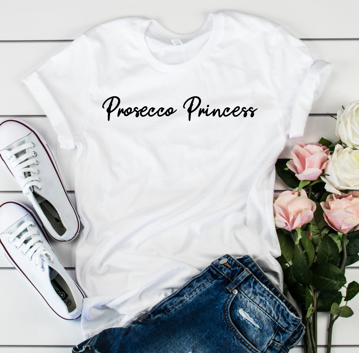 Prosecco Princess T Shirt - Mugged Write Off