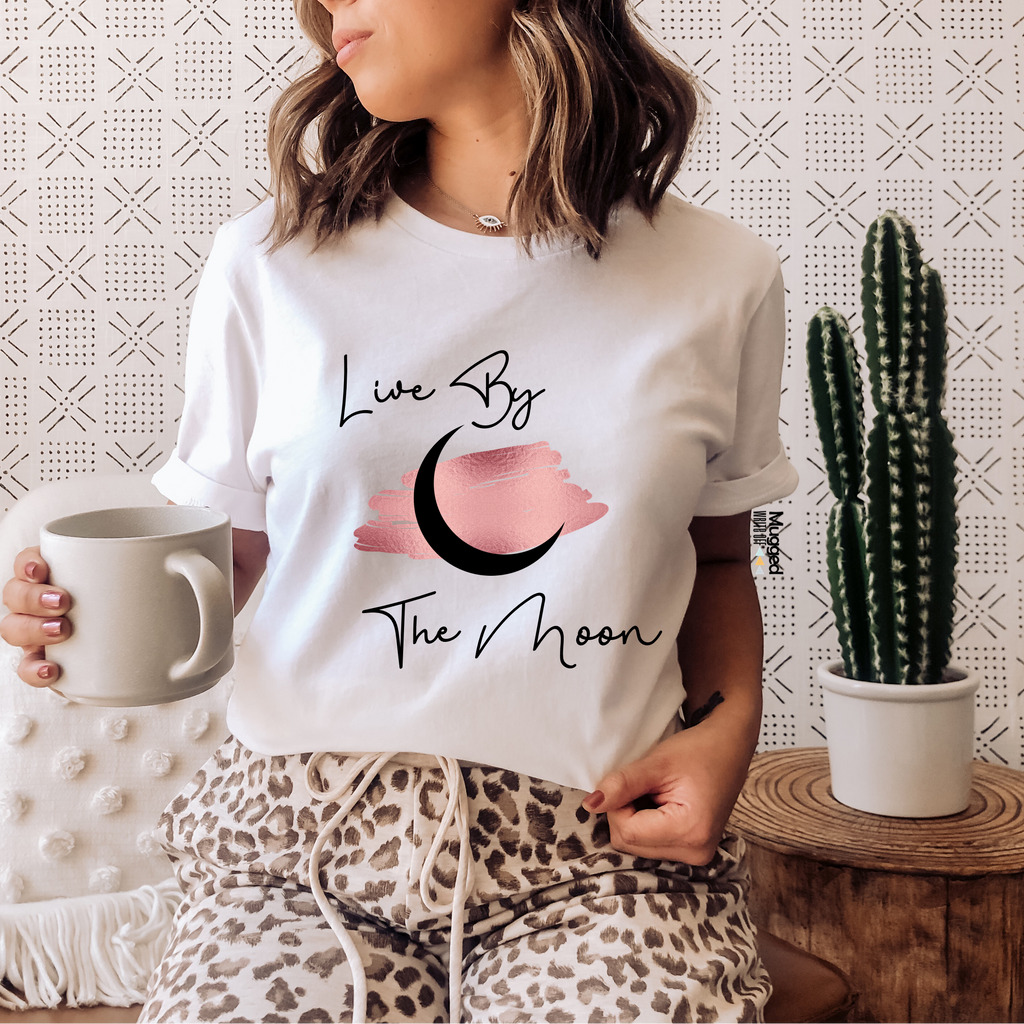 Live By The Moon T Shirt - Mugged Write Off Limited