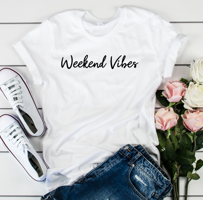 Weekend Vibes T Shirt - Mugged Write Off