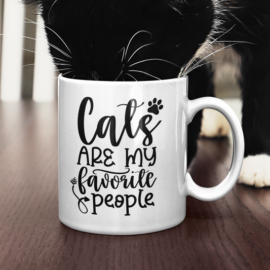 Cats Are My Favourite People Mug