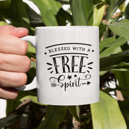 Blessed With A Free Spirit Mug