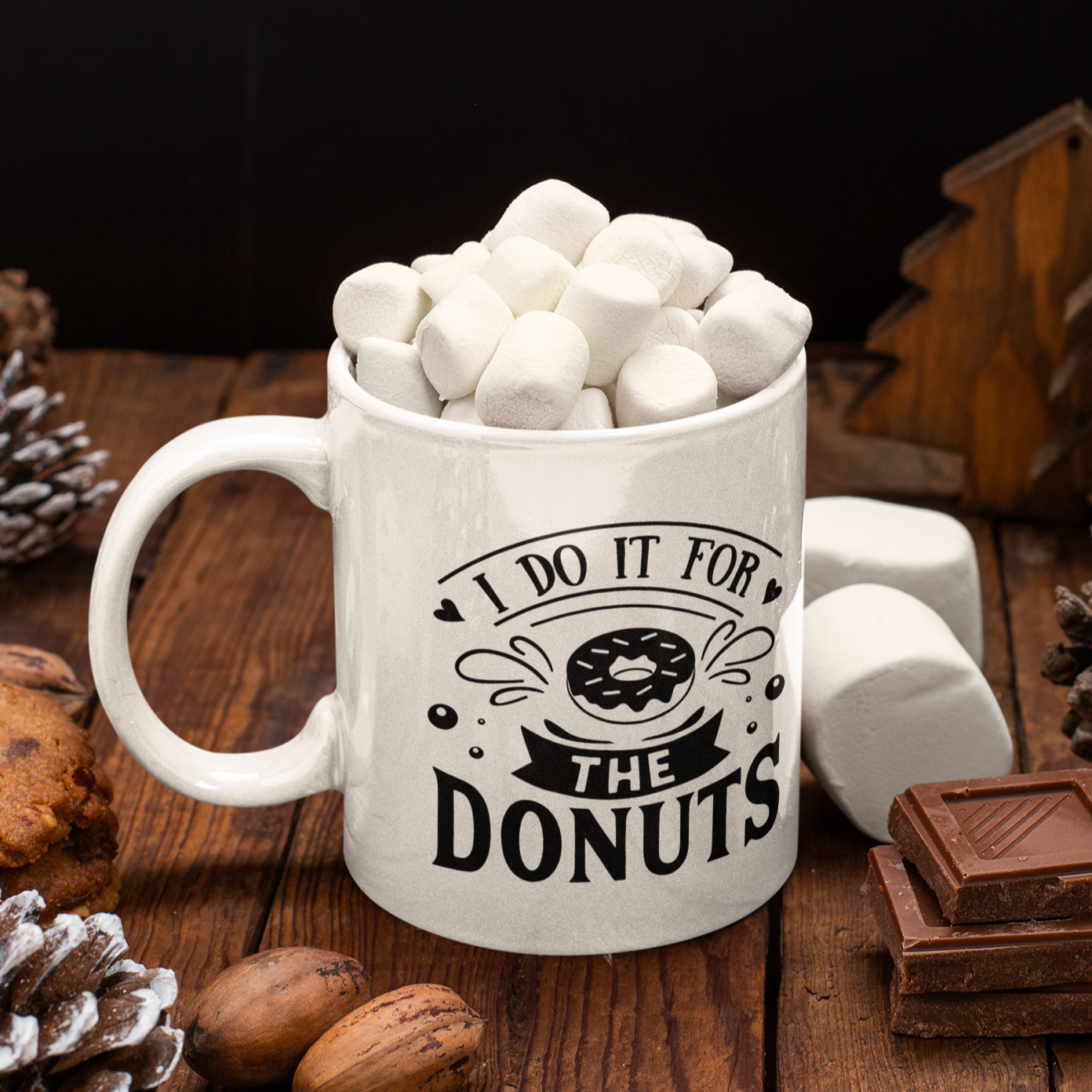 I Do It For The Donuts Mug