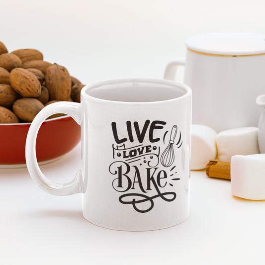 Live Love Bake Mug