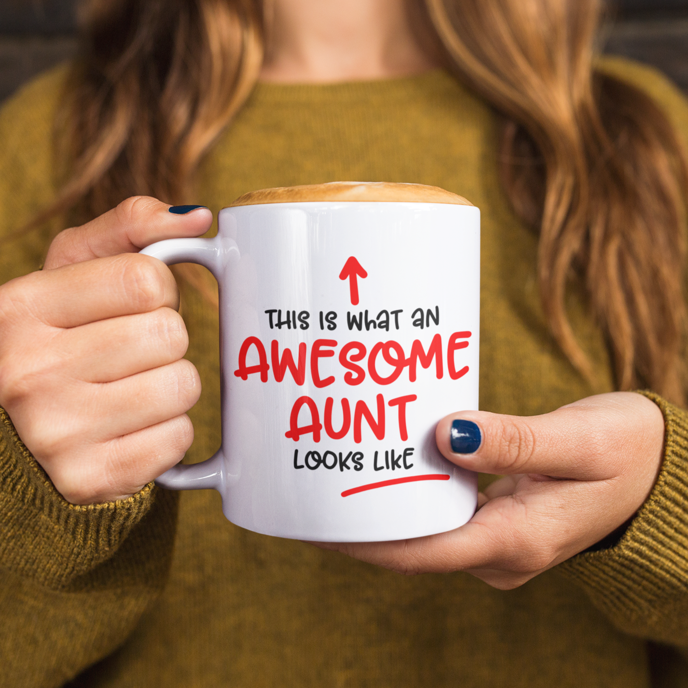This Is What An Awesome Aunt Looks Like Mug