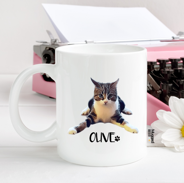 Personalised Cat Mug - Mugged Write Off Limited